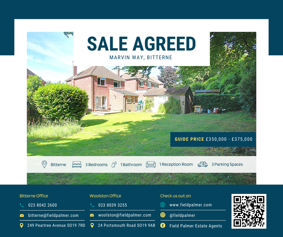 Success Story Marvin Way, Bitterne News from Field Palmer Estate Agents